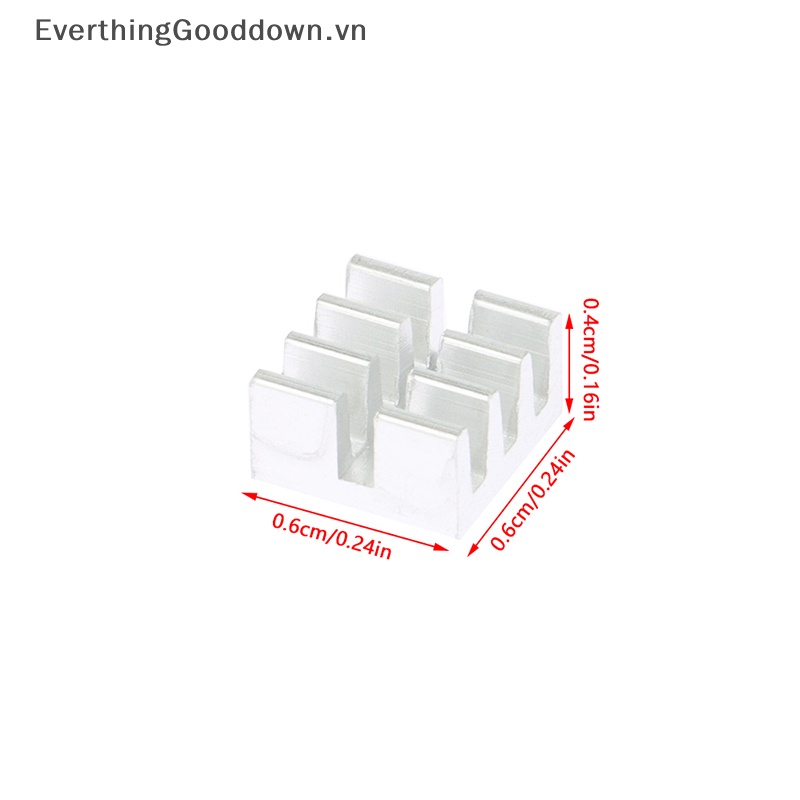 Bộ 20 Chip Tản Nhiệt MOS RHS-01 Bằng Nhôm Chất Lượng Cao