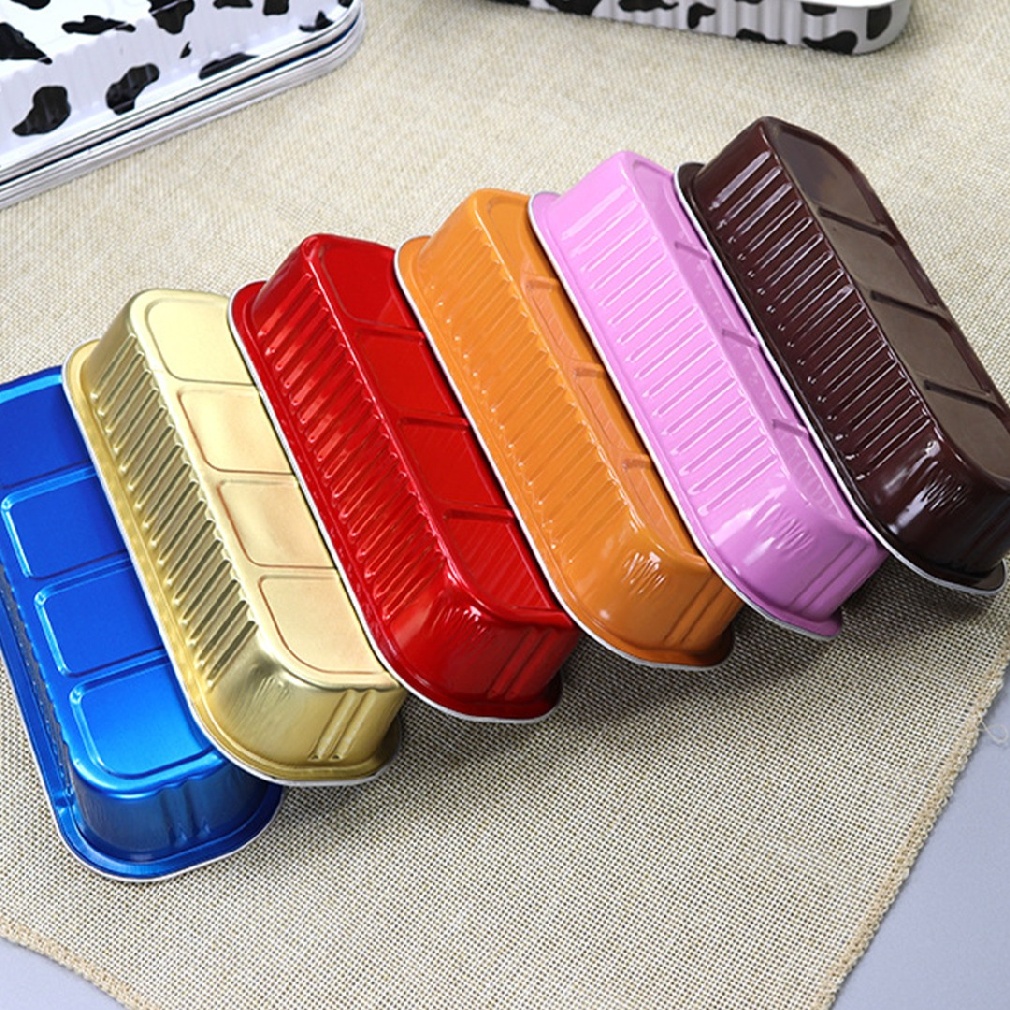 New 1pc 200ml Square Aluminum Foil Box Disposable Tinfoil Box Foil Containers