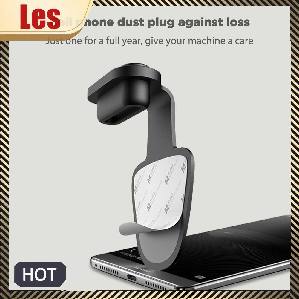 Nút Bịt Cổng Sạc Điện Thoại Loại C / 8Pin Bằng Silicon Chống Bụi Chống Thất Lạc