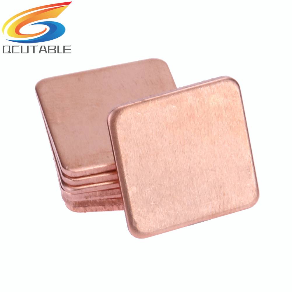 10 MiếNg NhiệT BằNg ĐồNg 15mmx15mm 0.3mm ĐếN 2mm Cho Laptop