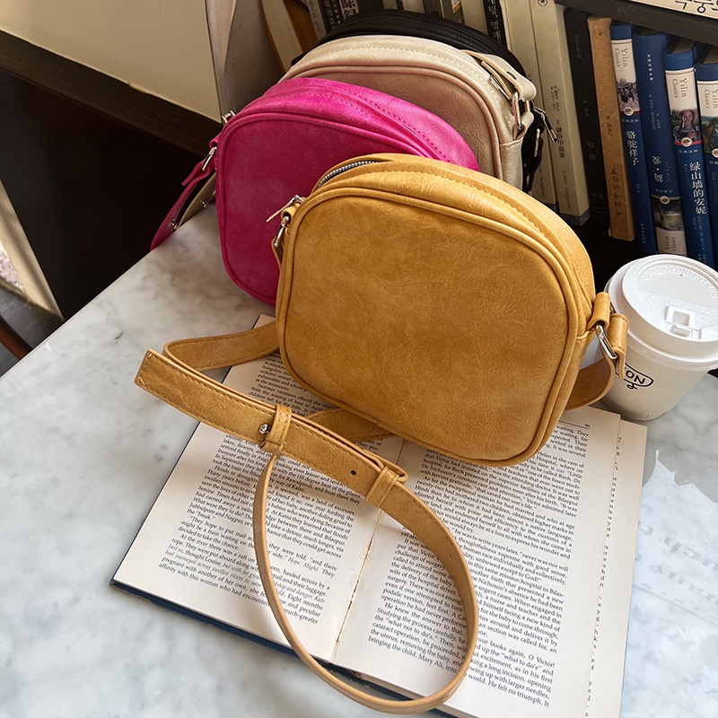 Túi Đeo Chéo Thiết Kế Đơn Giản Thời Trang Hàn Quốc Cho Nữ