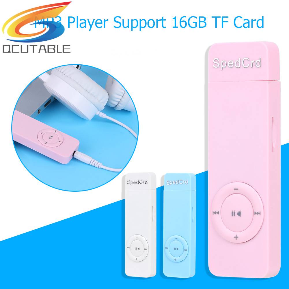 Máy Nghe Nhạc MP3 Mini Jack Cắm 3.5mm Tích Hợp Pin Lithium