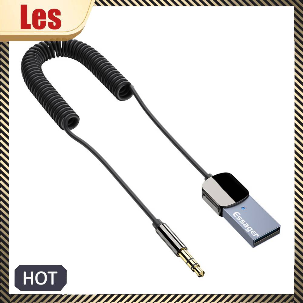 Essager Thiết Bị Nhận Tín Hiệu Âm Thanh Bluetooth Jack 3.5mm Cho Xe Ô Tô