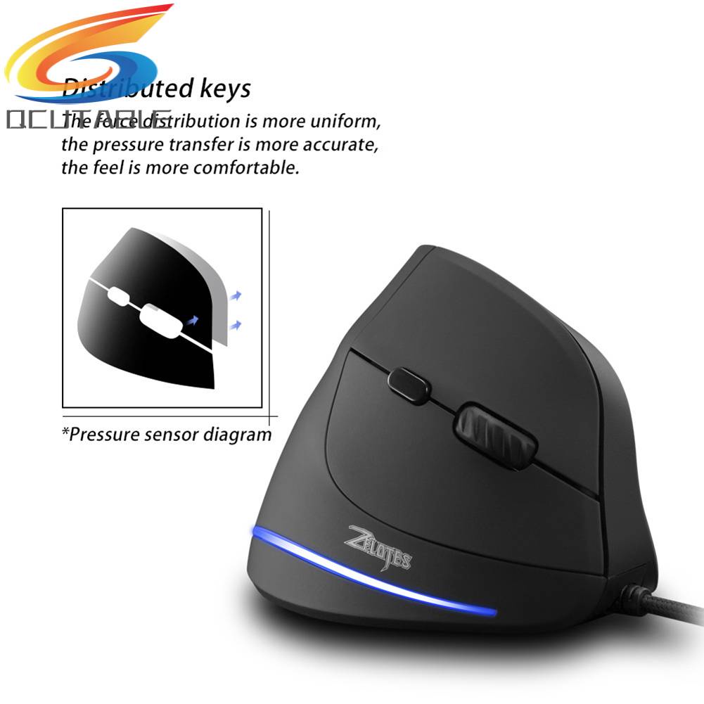 Chuột Gaming ZELOTES T20 Quang HọC Có Dây, 3200 DPI