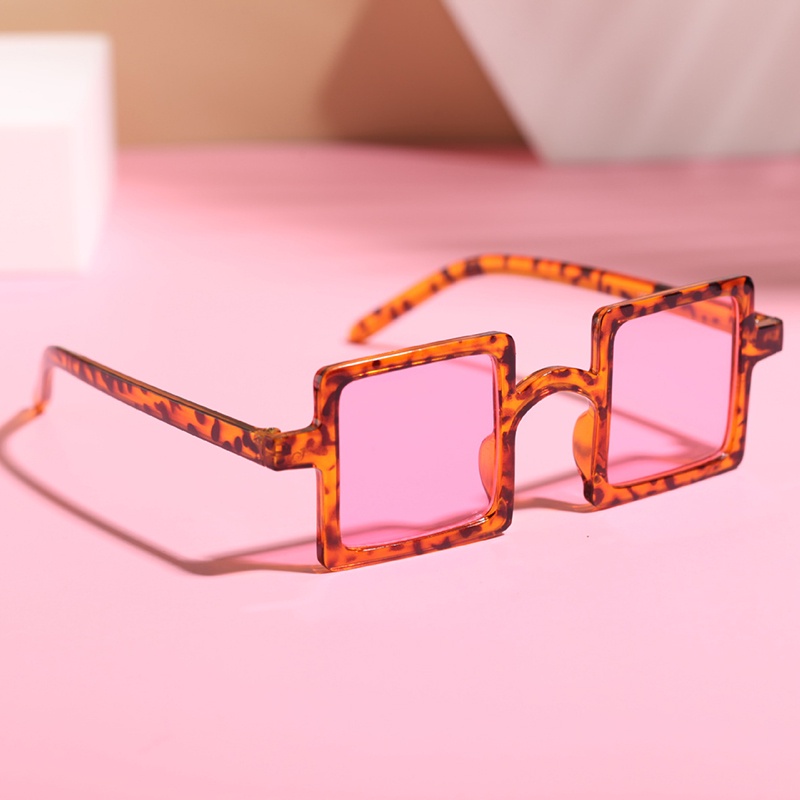 Kính Mát Gọng Vuông Phong Cách Cổ Điển Thời Trang Cho Bé RYVN