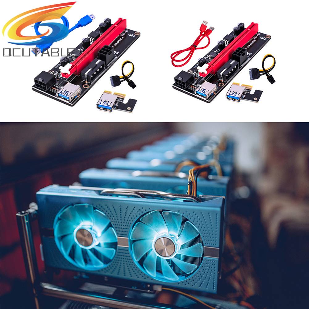 Thẻ Mở Rộng Pcie Ver009S Pcie 1X Sang 16X Cổng USB 3.0