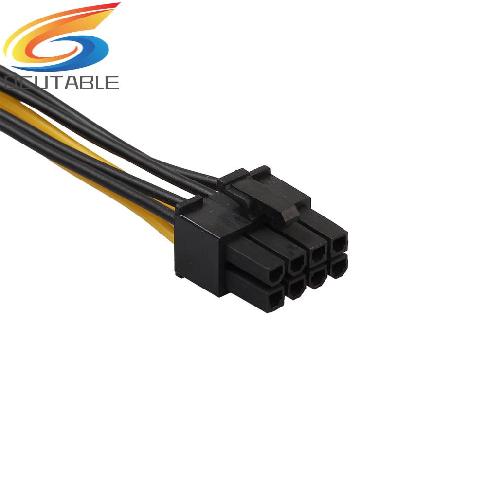 Dây Cáp Chuyển Đổi Thẻ Đồ Họa 4 Pin 18cm 8 (6 + 2) Pin Sang Dual