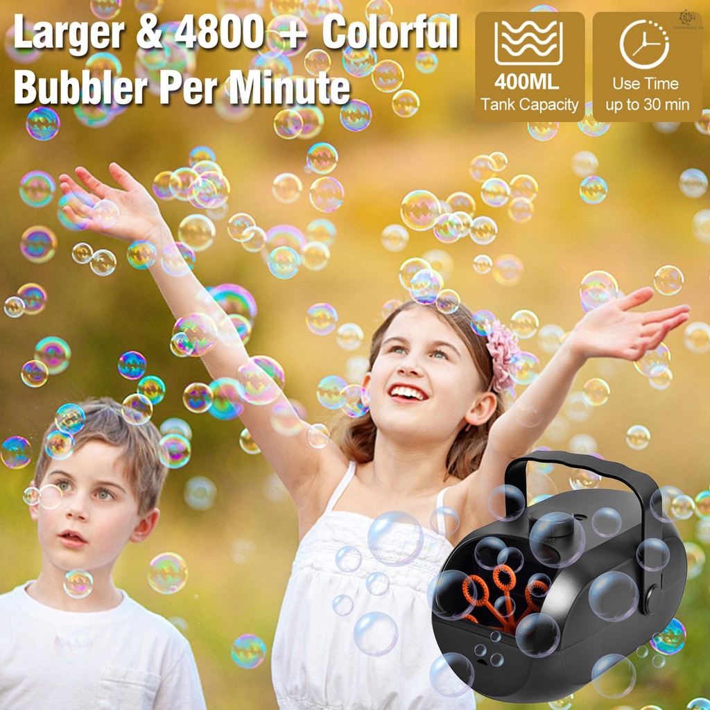 Máy Thổi Bong Bóng Tự Động 4800 + Mỗi Phút Cho Trẻ Em