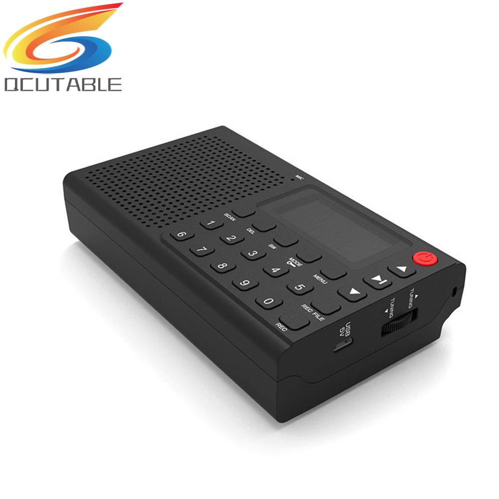 Máy Nghe Nhạc MP3 AM FM SW AUX Có Đồng Hồ Báo Thức Kèm Loa