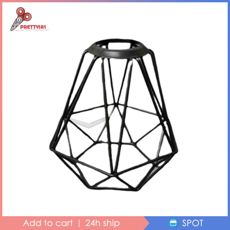 [Prettyia1] Lưới Rỗng Bọc Đèn Treo Trần Nhà Bảo Vệ Phong Cách Cổ Điển