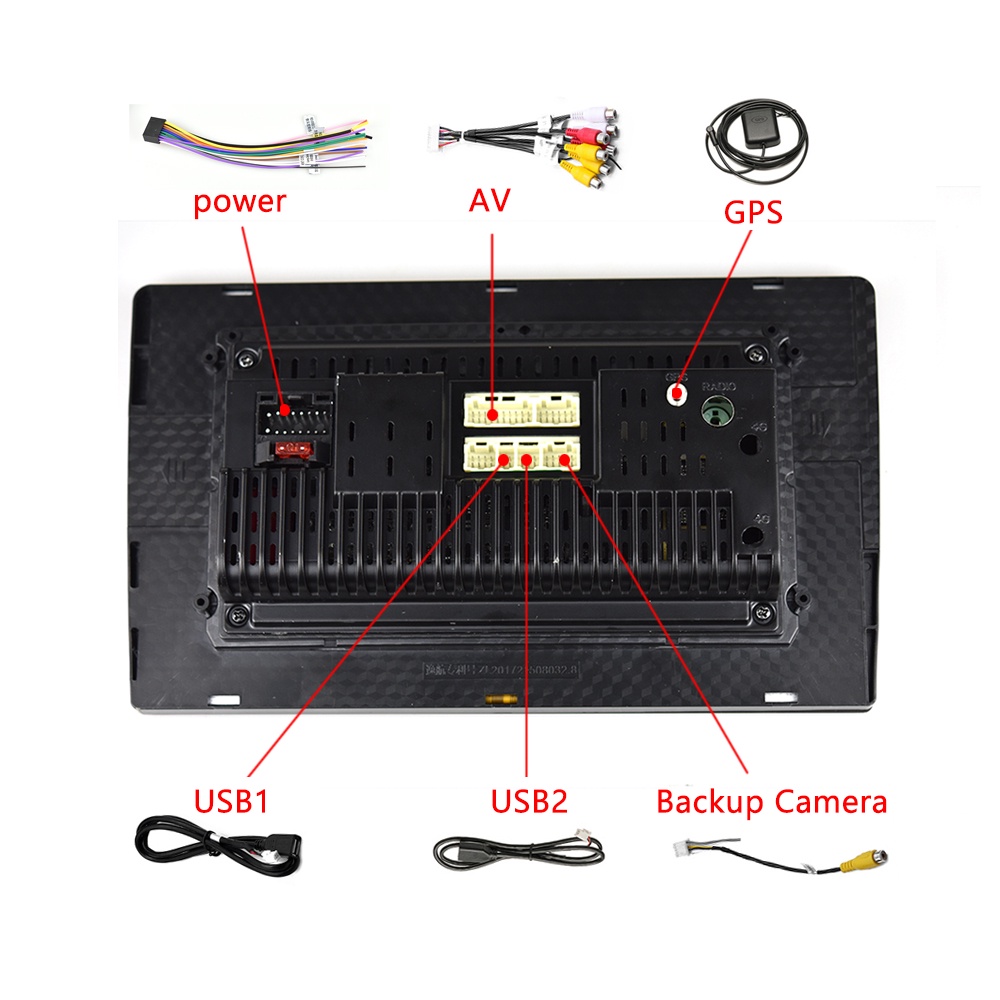 Dây Cáp USB Kết Nối Đa Phương Tiện 4 Pin 6 Pin Cho Xe Hơi Android