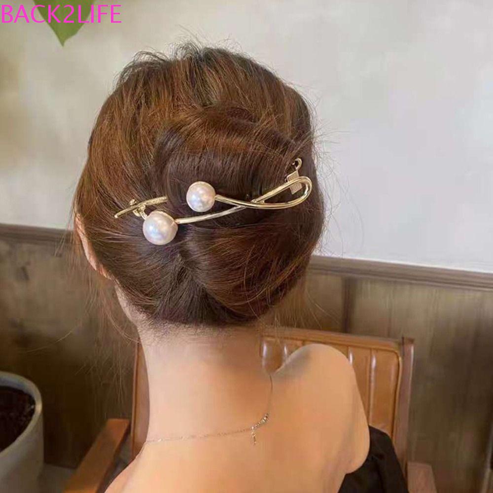 Kẹp Tóc Đuôi Ngựa Cỡ Lớn Thiết Kế Tinh Tế Phong Cách Hàn Quốc Cho Nữ BACK2LIFE