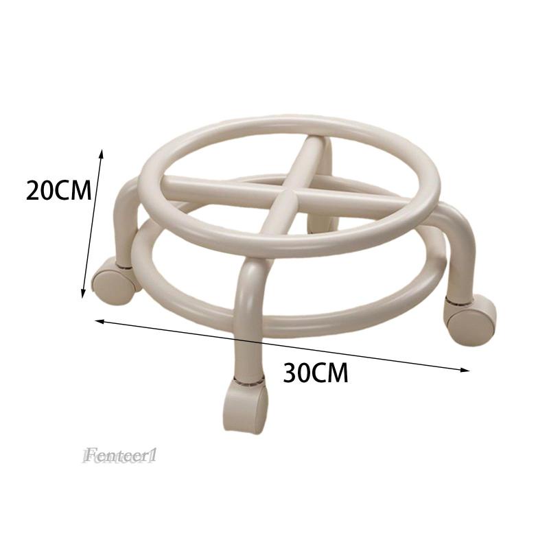[Fenteer1] Ghế Lăn Thấp Có Thể Xoay Được Cho Gara Văn Phòng Cửa Hàng Tiệm Cắt Tóc