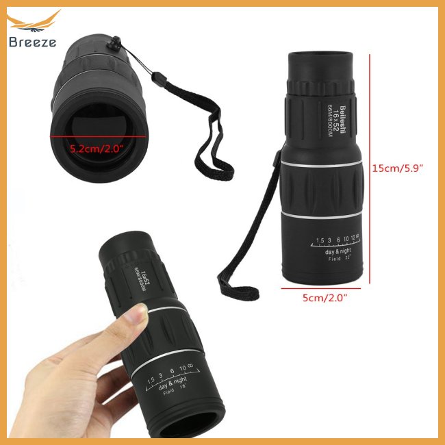 Ống Nhòm HD 16X52 Công Suất Cao Hỗ Trợ Tầm Nhìn Ban Đêm Cho Bé