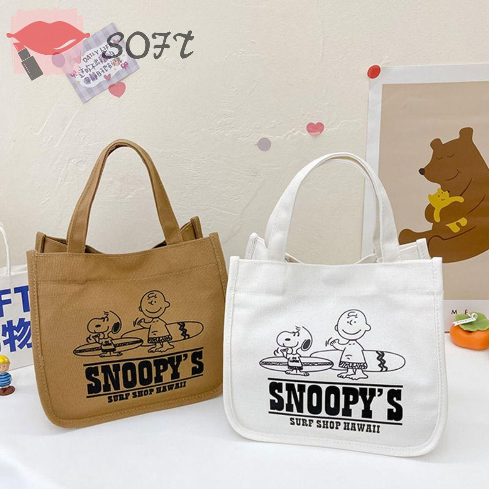 Túi Xách Tay Bằng Vải Canvas Thiết Kế Dễ Thương Dành Cho Nữ