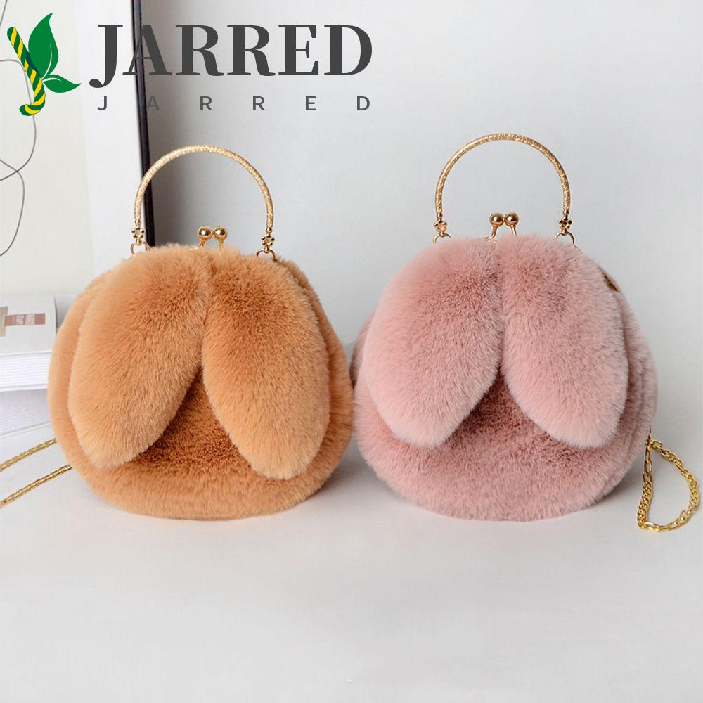 JARRED Túi Đeo Chéo Hình Tai Thỏ Đựng Điện Thoại / Tiền Xu Hợp Thời Trang Cho Bé Gái