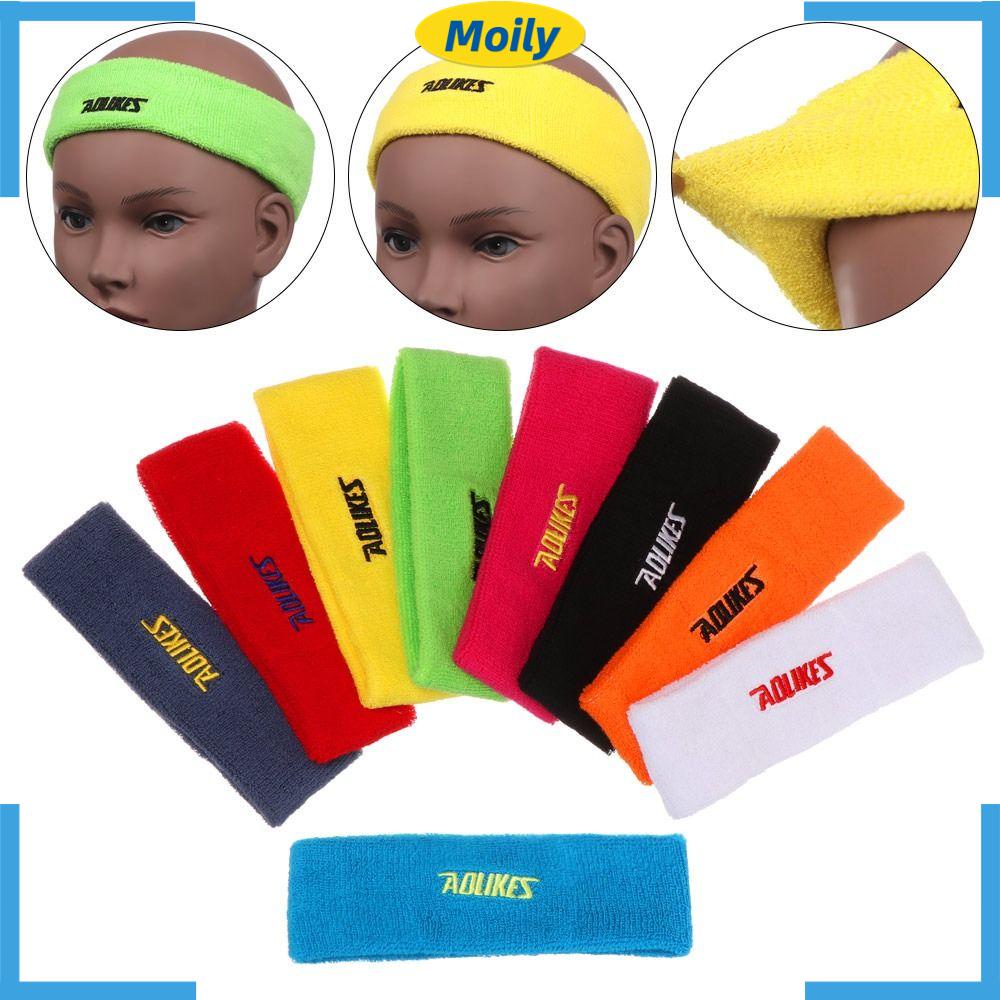 MOILYVN Băng Đô Thể Thao Bằng Cotton Thấm Hút Mồ Hôi An Toàn Cho Nam Và Nữ