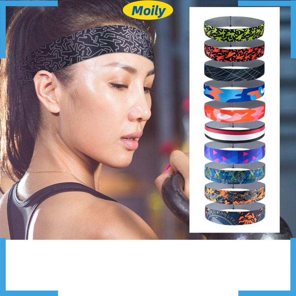 MOILYVN Băng Đô Thể Thao Cotton Thấm Hút Mồ Hôi An Toàn Cho Nam Nữ