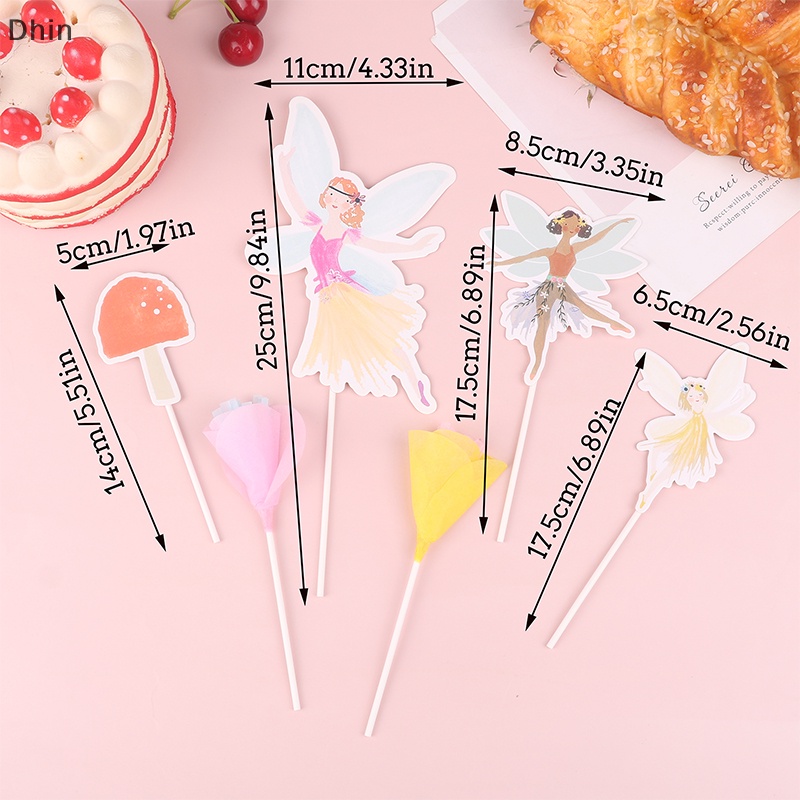 1 Set Phụ Kiện Bươm Bướm Trang Trí Bánh Cupcake