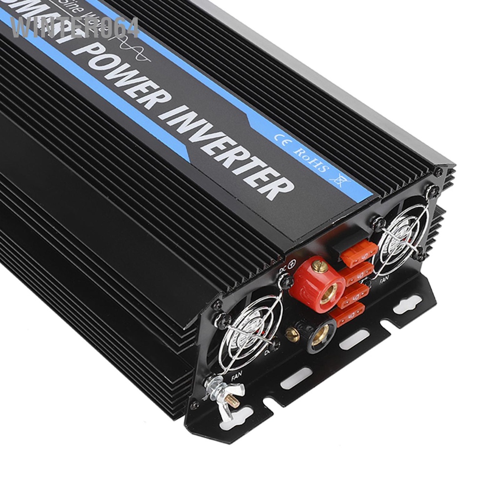 Winter064 12V Đến 220V 1500W Sóng Sin Nguyên Chất Máy Biến Điện Áp Đa Năng Cho Xe Hơi