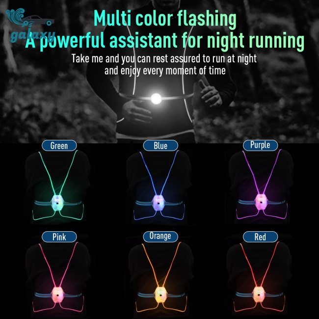 Galaxy Áo Bảo Hộ Có Đèn Led Sạc Usb Chống Thấm Nước