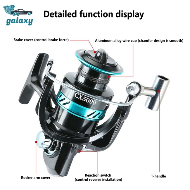 Galaxy Máy Câu Cá 17 + 1bb / 5.2: 1 Tốc Độ Cao