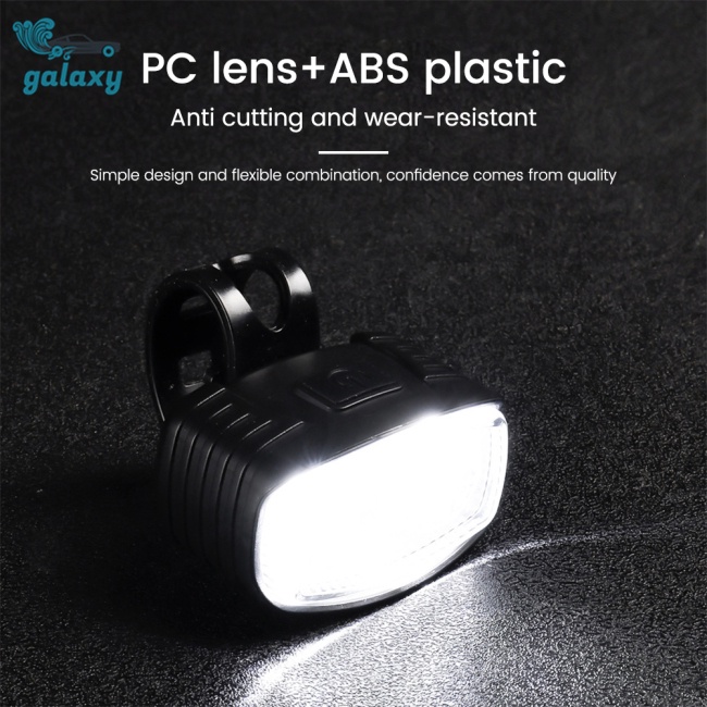 Galaxy Bộ 2 Đèn Led Cảnh Báo Trọng Lượng Nhẹ Chống Thấm Nước Cho Xe Đạp Leo Núi