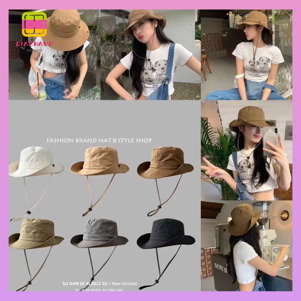 Mũ Bucket Nhanh Khô Chống Thấm Nước Thời Trang Đi Cắm Trại Cho Nam Và Nữ