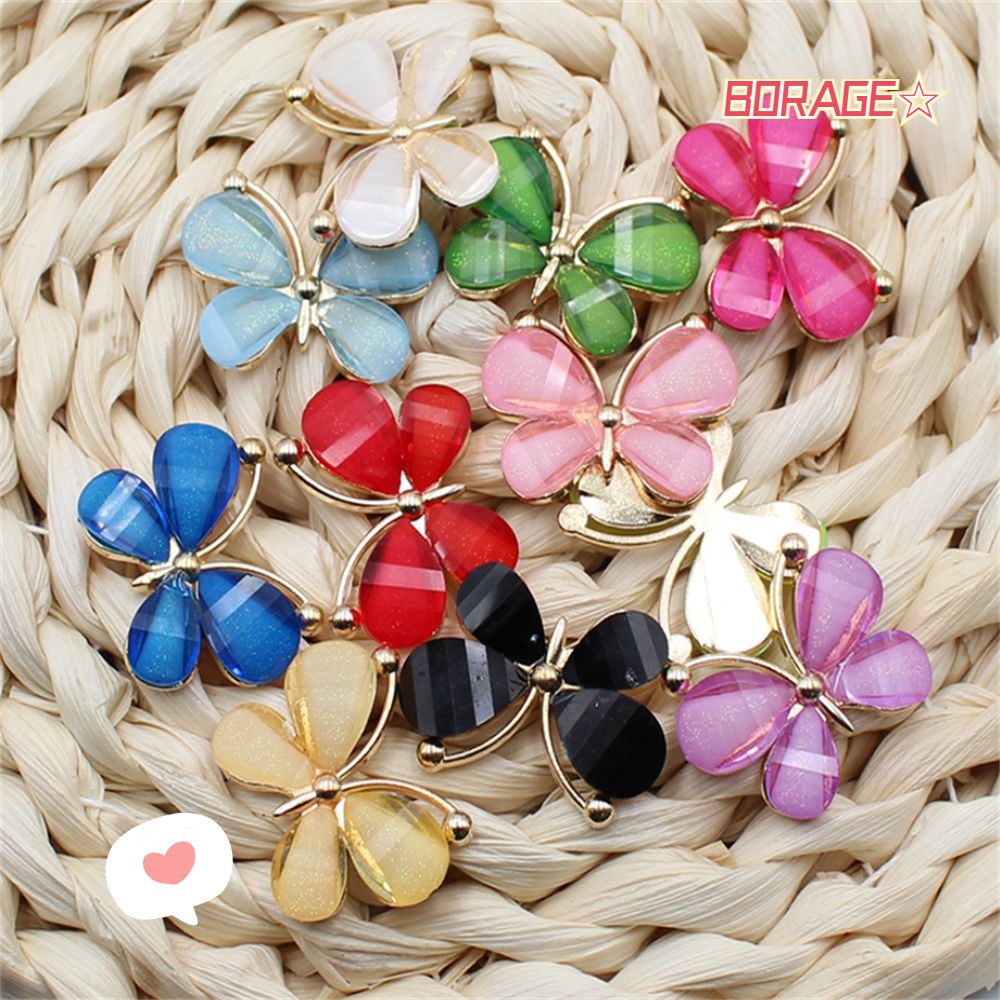 BORAG Bộ 10 Cái Khóa Kính Bằng Hợp Kim DIY