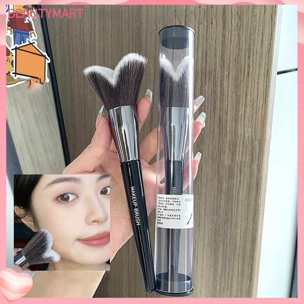 Cọ Trang Điểm Lông Mềm Chống Chảy Xệ Với Lông Chải Trái Tim Lớn Cho Salon Làm Đẹp