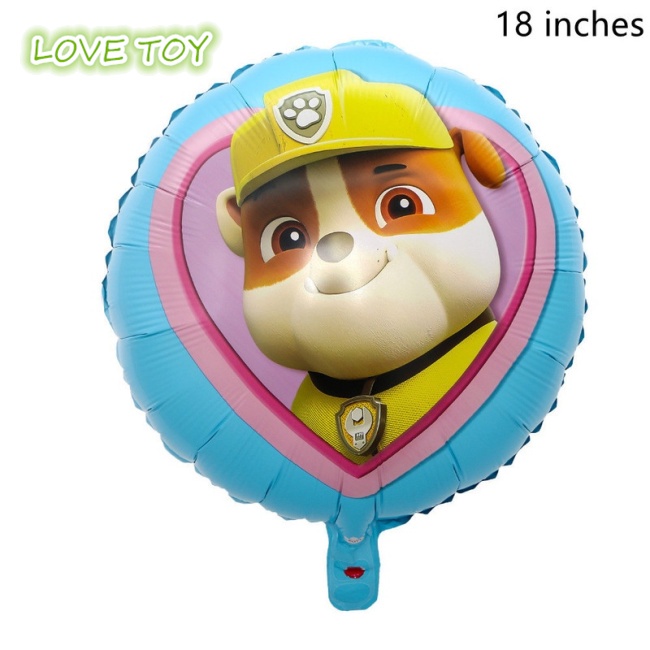 Bộ Bong Bóng Hình Paw Patrol Trang Trí Tiệc