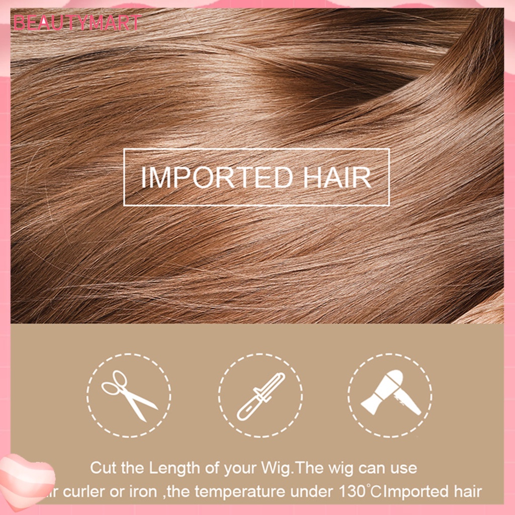 Bộ Tóc Giả Dài Mềm Mại Thoáng Khí Màu Đen Dùng Hóa Trang Gợn Sóng Dành Cho Nữ