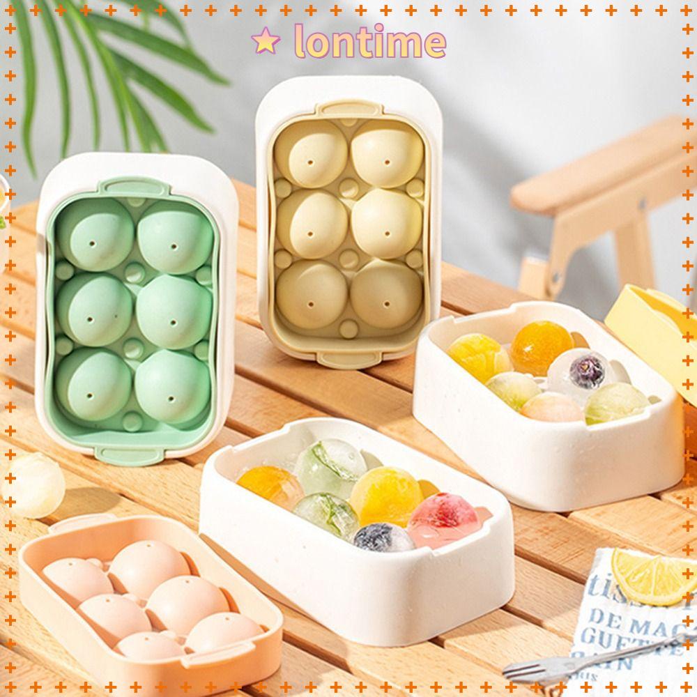 Khuôn Làm Đá 6 Ngăn Bằng Silicon Mềm Chất Lượng Cao DIY