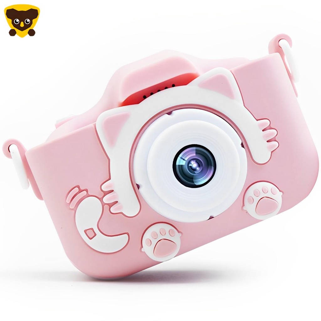 Camera Đồ Chơi Cho Trẻ Em Có Thể Sạc Lại Bằng Pin 400mAh Màn Hình LCD 2 Inch SHOPCYC3040