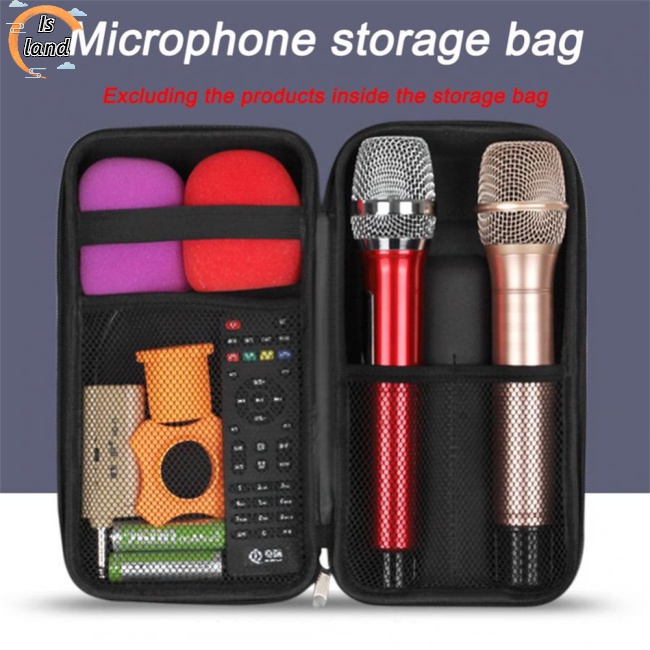 Túi Đựng Micro Không Dây Eva Cứng Sức Chứa Lớn Dùng Khi Đi Du Lịch / Cắm Trại