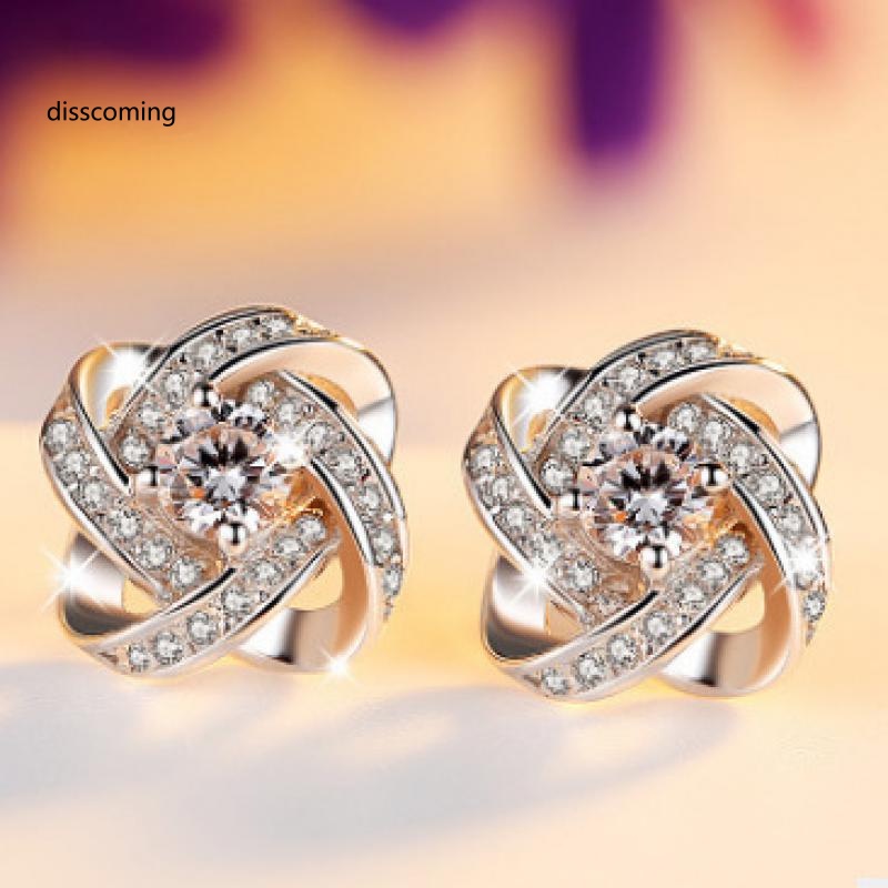 Đầm Nữ Kiểu Dáng Dễ Thương Xinh Xắn Hợp Thời Trang| Đôi Khuyên Tai Đính Đá Zircon Thời Trang Cho Nữ