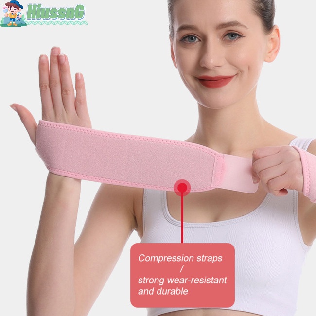 1 Cặp Đai Quấn Cổ Tay Thoáng Khí Hỗ Trợ Giảm Đau Khớp