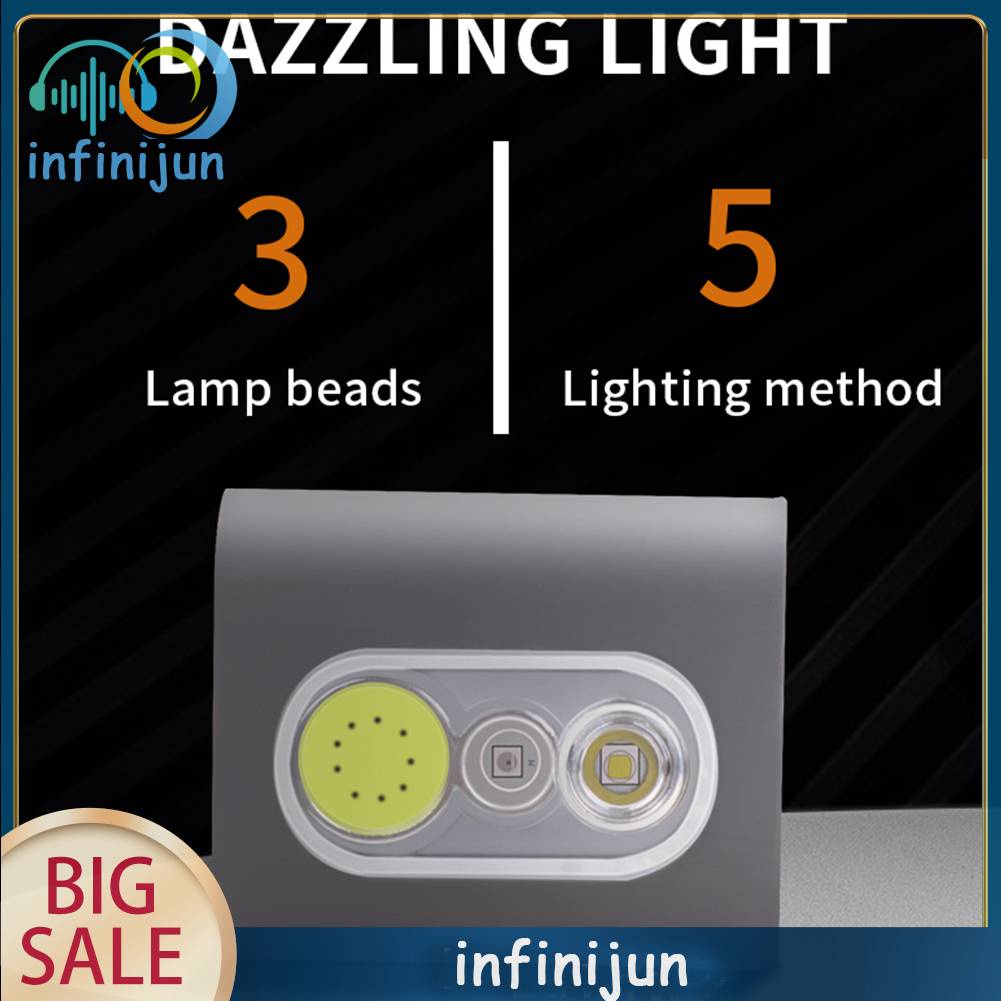 Đèn Pin Đeo Đầu 400 Lumen 5 Chế Độ Sáng Tiện Dụng Cho Các Hoạt Động Ngoài Trời