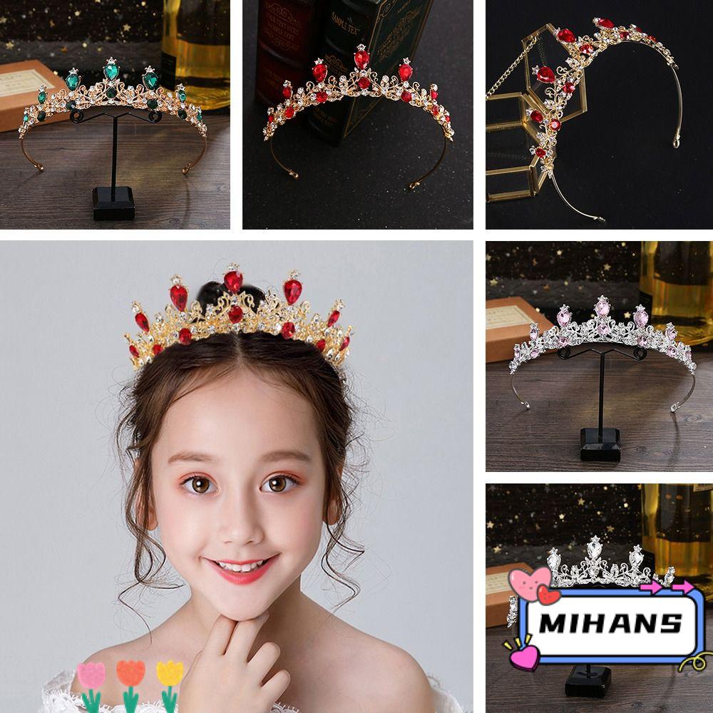 MIH Vương Miện Đính Pha Lê Lấp Lánh Sang Trọng Cho Cô Dâu