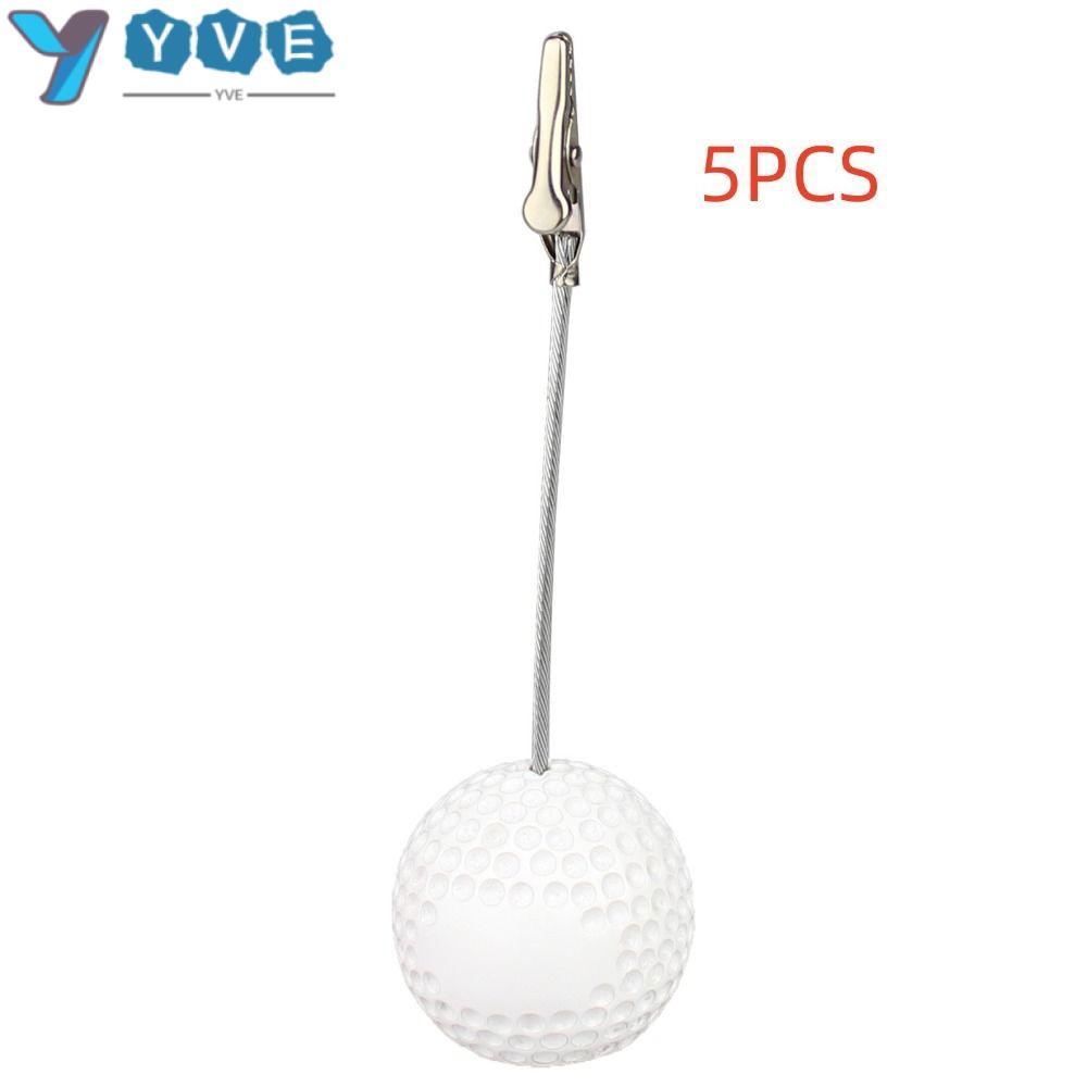 Đế Kẹp Giấy Ghi Nhớ Hình Quả Bóng Golf Bằng Nhựa Resin Dùng Trang Trí Nhà Cửa / Văn Phòng