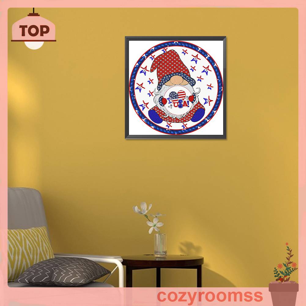 Bộ Tranh Đính Đá 5D Tự Làm Trang Trí Ngày Độc Lập