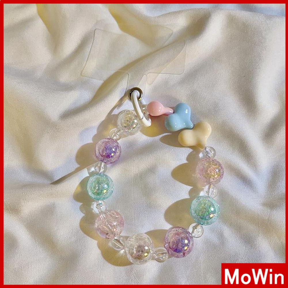 vòng đeo tay pha lê Ốp lưng Vỏ điện thoại Vòng tay Dây buộc Dây đeo cổ tay Hạt nhiều màu sắc đẹp Nhiều kiểu dáng khác nhau Hình trái tim Nơ Mặt trăng Vỏ iPhone tương thích Màu sắc đơn giản