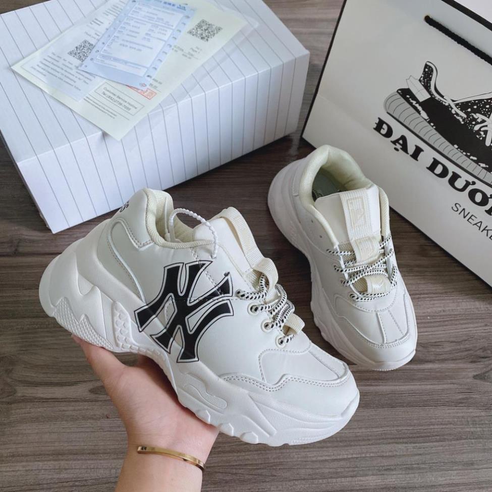 Giày thể thao boston Đế Độn MLB Ny đế nâu, Boston, LA full sz 36 - 43 bản đẹp hot trend 2022 đủ size nam nữ 36-43