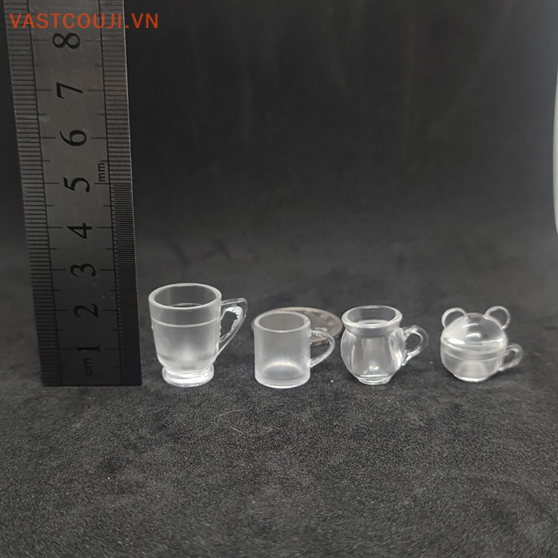 Bộ Cốc Uống Nước Bằng Silicon Dùng Trang Trí Nhà Búp Bê