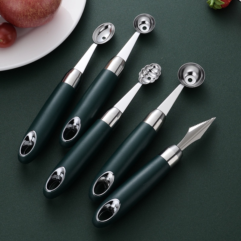 Muỗng Múc Kem / Dưa Hấu Bằng Thép Không Gỉ 304 Linh Hoạt Sáng Tạo