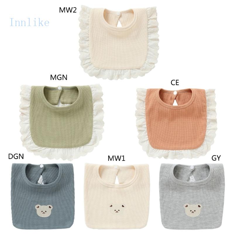 Yếm Ăn Mềm Mại Thấm Hút Tốt Dành Cho Bé Sơ Sinh