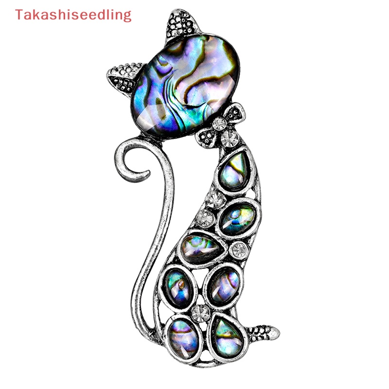 Trâm Cài Áo Hình Mèo Và Vỏ Sò Dễ Thương