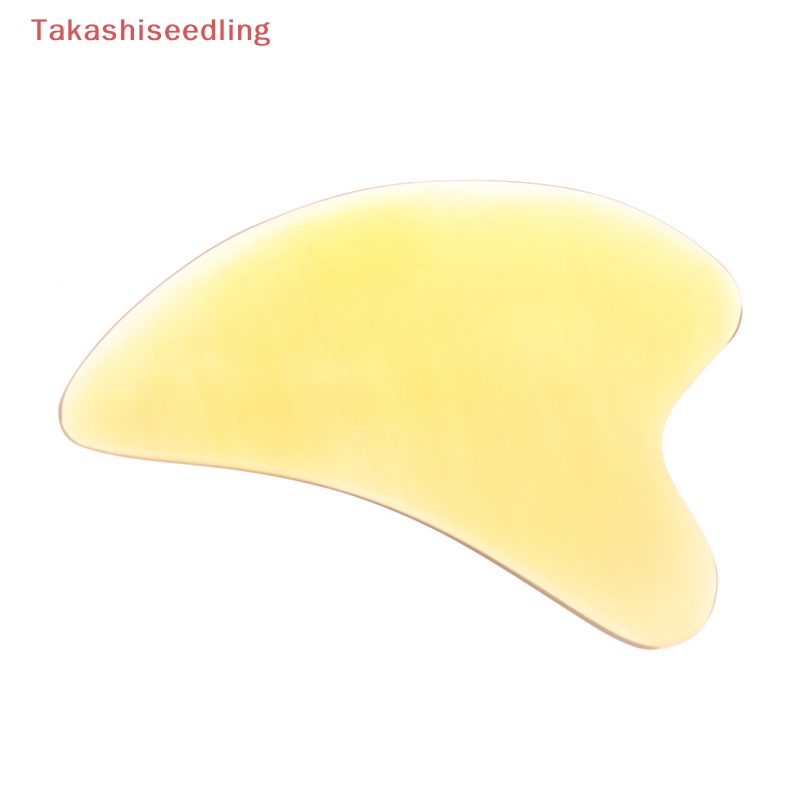 (Takashiseedling) Tấm Cạo Mát Xa Bằng Sừng Ox Tự Nhiên Chăm Sóc Sức Khỏe