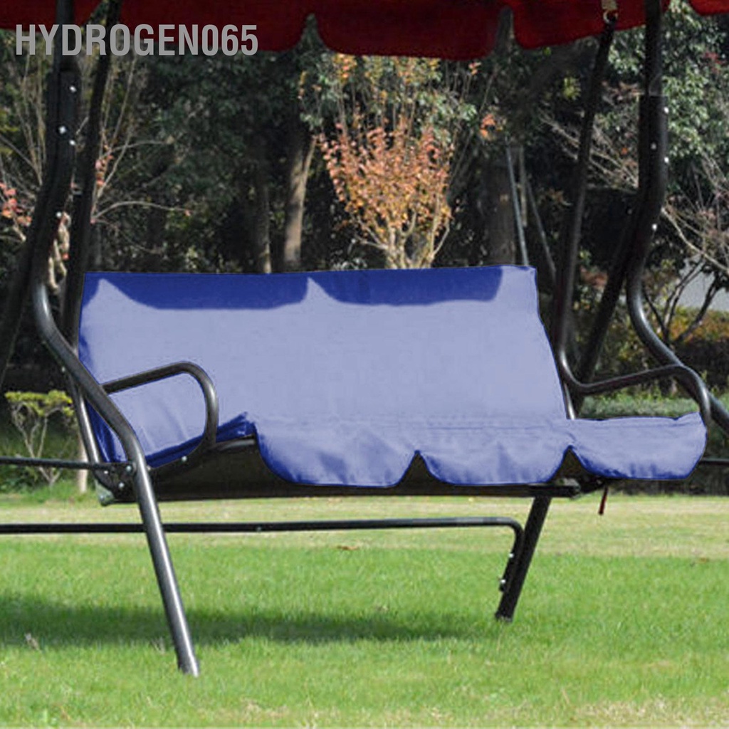 Hydrogen065 Vườn Sân Ngoài Trời Polyester Chống Thấm Nước Taffeta 3 Ghế Xích Đu Võng Đệm