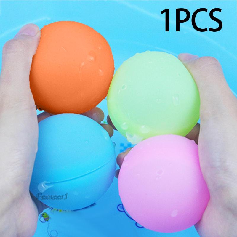 [Fenteer1] Bóng Nước Silicone Tái Sử Dụng Được Cho Thanh Thiếu Niên Tiệc Nước Mùa Hè